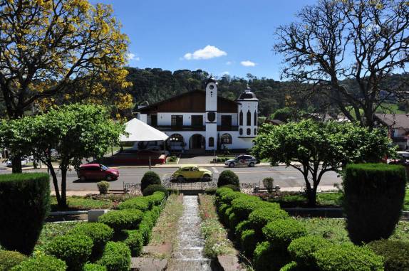 A prefeitura de Treze Tilias, em Santa Catarina